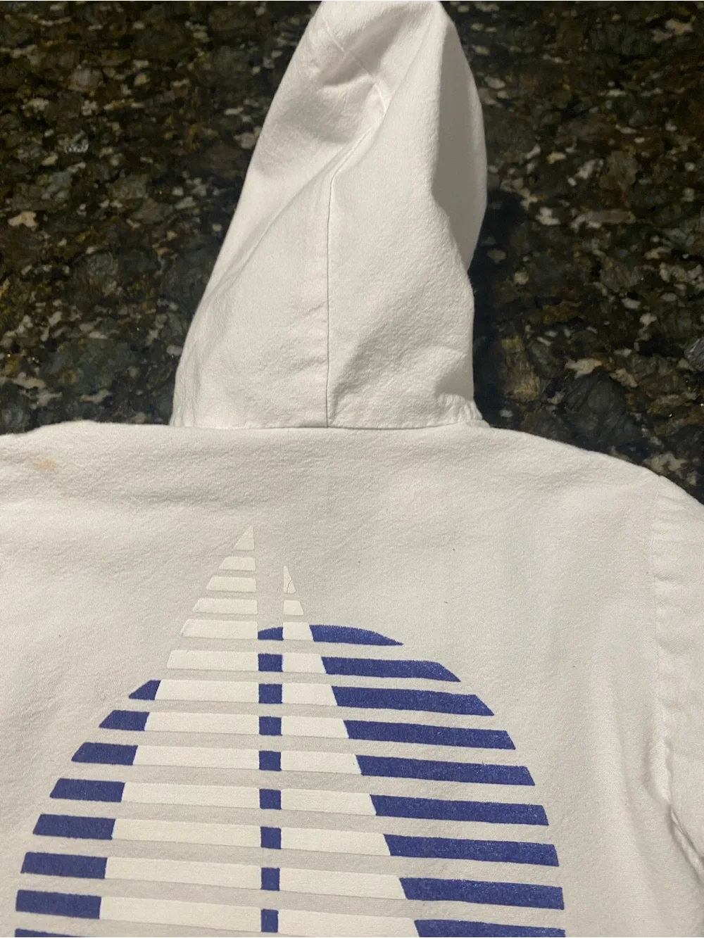 Kids thick cotton White windbreaker 4T Hooded Zip Jacket